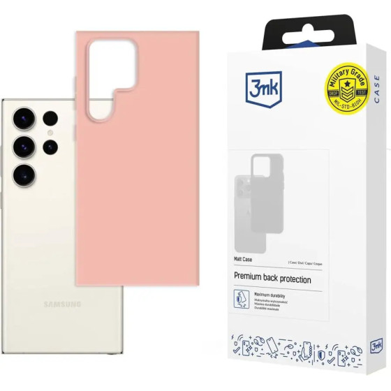 3mk Protection Samsung Galaxy S23 Ultra - 3mk Matt Case lychee - (146492-0)
