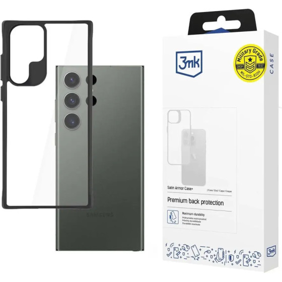 3mk Protection Samsung Galaxy S23 Ultra - 3mk Satin Armor Case+ - (146503-0)