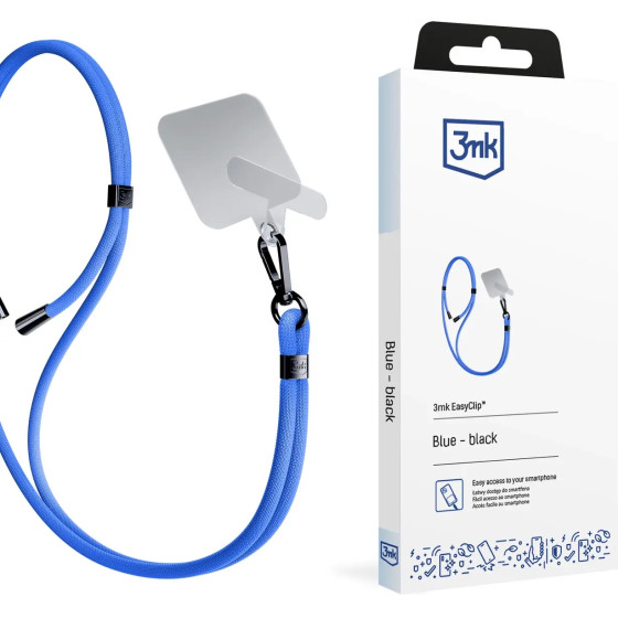 3mk Protection Smartphone Lanyard 3mk EasyClip - Blue - (W-3EaCli-AccBluB-0)