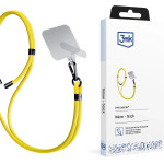 3mk Protection Smartphone Lanyard 3mk EasyClip - Yellow - (W-3EaCli-AccYellB-0)
