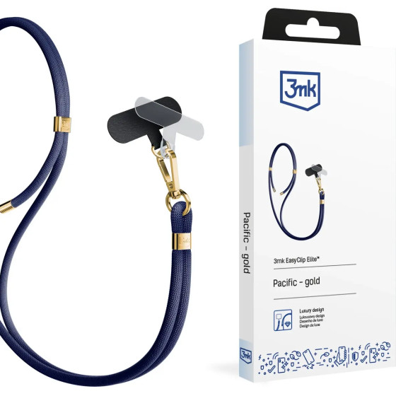 3mk Protection Smartphone lanyard 3mk EasyClip Elite - blue - (W-3EaCliEl-AccPacG-0)