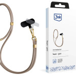 3mk Protection Smartphone Lanyard 3mk EasyClip Elite - Beige - (W-3EaCliEl-AccTaupG-0)