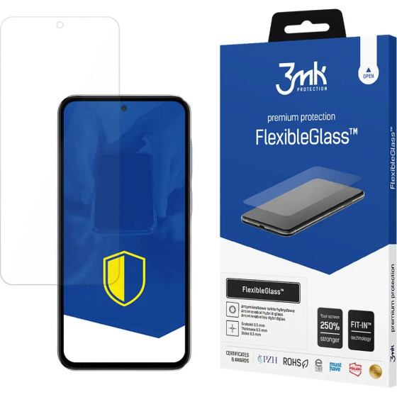3mk Protection Tempered glass 3mk FlexibleGlass for Samsung Galaxy M35 - (W-3FxGl-SGM35-0)