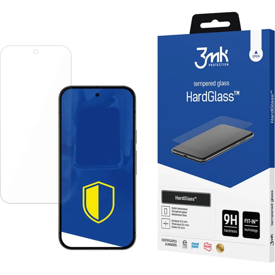 3mk Protection Tempered glass 3mk HardGlass for Google Pixel 9A - (W-3HarGl-GPix9A-0)
