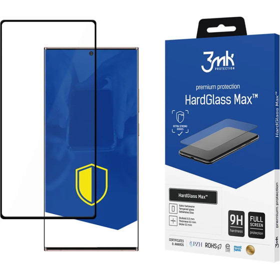 3mk Protection Tempered glass 3mk HardGlass Max FingerPrint for Samsung Galaxy Note 20 Ultra 5G - (107602-0)