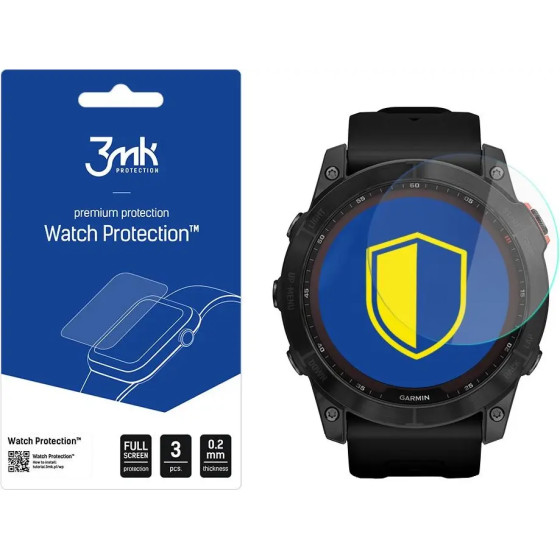 3mk Protection Tempered Glass 3mk Watch Protection FlexibleGlass for Garmin Fenix 7X (51mm) - (141372-0)