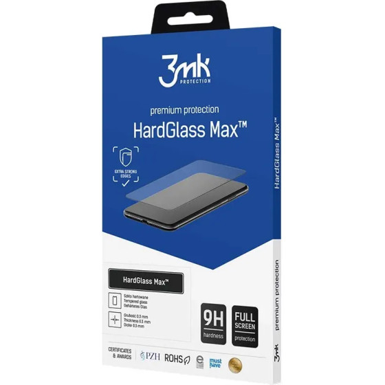 3mk Protection Tempered Glass 9H 3mk HardGlass Max for iPhone 13 Pro Max / iPhone 14 Plus - (147298-0)