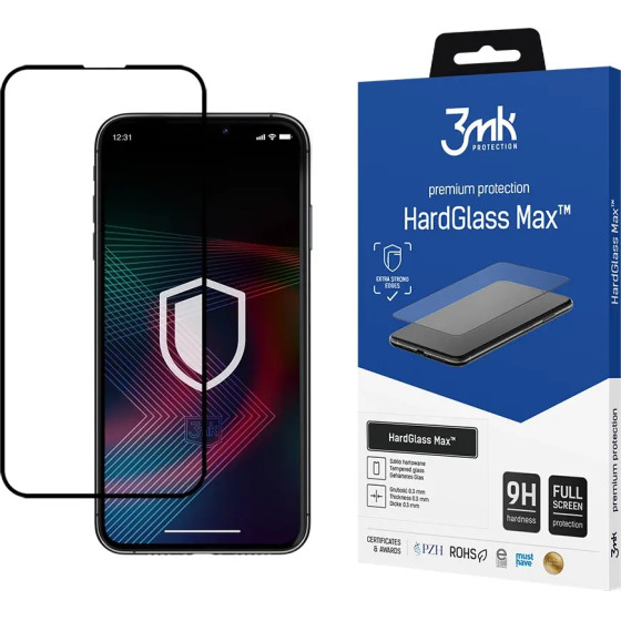 3mk Protection Tempered glass for iPhone 14 Plus 9H from the 3mk HardGlass Max series - (145722-0)