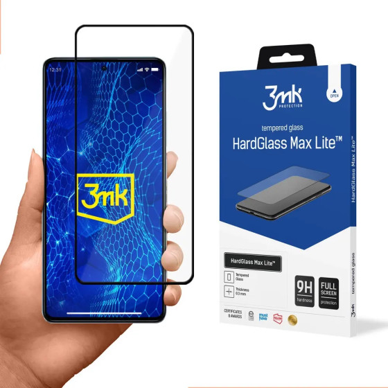 3mk Protection Tempered glass for Xiaomi Redmi Note 12 Pro 9H from the 3mk HardGlass Lite series - (146893-0)