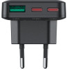 Acefast 65W GaN 2 USB-C+ USB-A Charger Ultra Slim - Black - (A100)