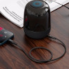 Acefast audio cable MFI Lightning - 3.5mm mini jack (male) 1.2m, AUX black (C1-06 black) - (C1-06-L-3,5mm black)