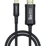 Acefast C1 USB-C/HDMI Video Cable 4K 60Hz HDR 1.8m - Black - (C1-10)