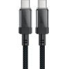 Acefast C12 USB-C / USB-C PD cable 60W 480Mb/with nylon braid - black - (C12-03)