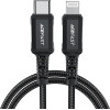 Acefast C4-01 Lightning - USB-C PD cable 30W 3A 480Mb/s 1.8m - black - (C4-01-C-L black)