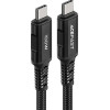 Acefast C4-03 Black USB-C - USB-C PD QC cable 100W 5A 480Mb/s 2m - black - (C4-03-C-C black)