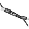 Acefast cable MFI USB - Lightning 1.2m, 2.4A black (C1-02 black) - (C1-02-A-L black)