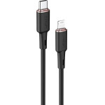 Acefast cable MFI USB Type C - Lightning 1.2m, 30W, 3A black (C2-01 black) - (C2-01-C-L black)