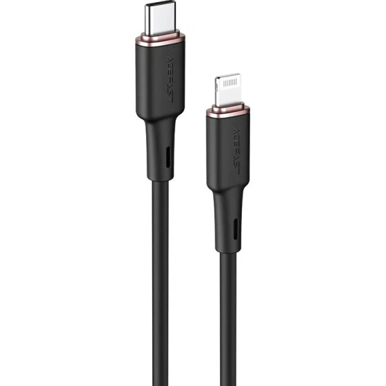 Acefast cable MFI USB Type C - Lightning 1.2m, 30W, 3A black (C2-01 black) - (C2-01-C-L black)