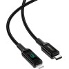 Acefast cable MFI USB Type C - Lightning 1.2m, 30W, 3A black (C6-01 Black) - (C6-01-C-L black)