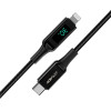 Acefast cable MFI USB Type C - Lightning 1.2m, 30W, 3A black (C6-01 Black) - (C6-01-C-L black)