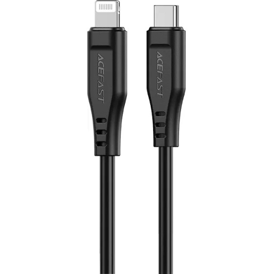 Acefast cable MFI USB Type C - Lightning 1.2m, 30W, 3A black (C3-01 black) - (C3-01-C-L black)