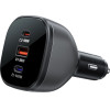 Acefast car charger 165W 2x USB-C 1x USB-A - black - (B14)