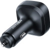 Acefast car charger 101W 2x USB Type C / USB, PPS, Power Delivery, Quick Charge 4.0, AFC, FCP black (B5) - (B5 black)
