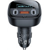 Acefast car charger 101W 2x USB Type C / USB, PPS, Power Delivery, Quick Charge 4.0, AFC, FCP black (B5) - (B5 black)