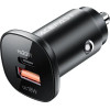 Acefast car charger 38W USB Type C / USB, PPS, Power Delivery, Quick Charge 3.0, AFC, FCP black - (B1 black)