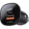 Acefast car charger 38W USB Type C / USB, PPS, Power Delivery, Quick Charge 3.0, AFC, FCP black - (B1 black)