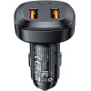Acefast car charger 66W 2x USB / USB Type C, PPS, Power Delivery, Quick Charge 4.0, AFC, FCP, SCP black (B9) - (B9 black)