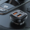 Acefast car charger 66W 2x USB / USB Type C, PPS, Power Delivery, Quick Charge 4.0, AFC, FCP, SCP black (B9) - (B9 black)