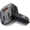 Acefast car charger 66W 2x USB Type C / USB, PPS, Power Delivery, Quick Charge 4.0, AFC, FCP, SCP black - (B3 black)