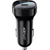 Acefast car charger 66W USB Type C / USB, PPS, Power Delivery, Quick Charge 4.0, AFC, FCP black - (B4 black)