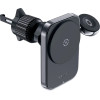 Acefast car holder with MagSafe / Qi inductive charger + USB-A USB-C cable - black - (D18)