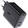 Acefast charger 2x USB Type C 40W, PPS, PD, QC 3.0, AFC, FCP black - (A9 black)