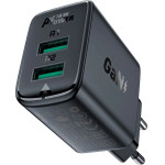 Acefast charger 2x USB 18W QC 3.0, AFC, FCP black - (A33 black)