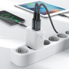 Acefast charger 2x USB 18W QC 3.0, AFC, FCP black - (A33 black)