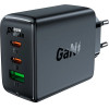 Acefast fast charger GaN (2x USB-C / USB-A) PPS / PD / QC4+ 65W white (A41) - (A41-white)