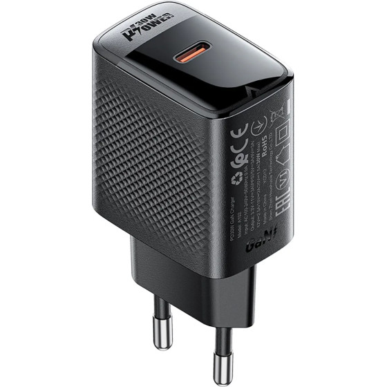 Acefast Charger Network GaN USB-C PD 30W - Black - (A102)