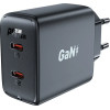 Acefast Fast charger GaN 35W PD 2x USB C - black - (A49)