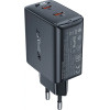 Acefast Fast charger GaN 35W PD 2x USB C - black - (A49)