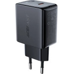 Acefast fast USB Type C 20W Power Delivery charger black (A1 EU black) - (A1 black)