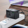 Acefast GaN 75W PD travel charger adapter 3x USB-C 2x USB-A - black - (Z1)