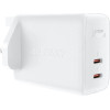Acefast GaN charger (UK plug) 2x USB Type C 50W, Power Delivery, PPS, Q3 3.0, AFC, FCP (A32 UK) - (A32 white)