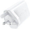 Acefast GaN charger (UK plug) 2x USB Type C 50W, Power Delivery, PPS, Q3 3.0, AFC, FCP black (A32 UK) - (A32 black)