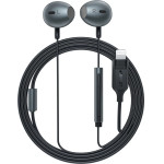 Acefast in-ear headphones with Lightning connector, microphone and remote control 1.2 m - black - (L1)