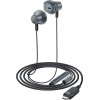 Acefast in-ear headphones with Lightning connector, microphone and remote control 1.2 m - black - (L1)