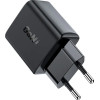 Acefast GaN USB Type-C 30W charger, PD, QC 3.0, AFC, FCP black - (A21 black)