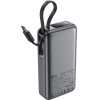 Acefast M7-10000 PD30W Powerbank with Built-in Cable - Black - (M7)